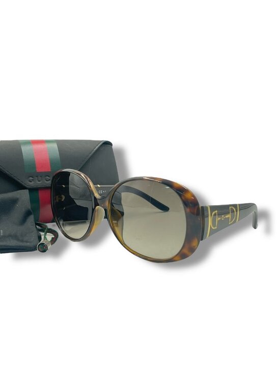 Gucci Sunglasses Horsebit Brown Eyewear